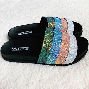 Cape Robbin Glitter Slides